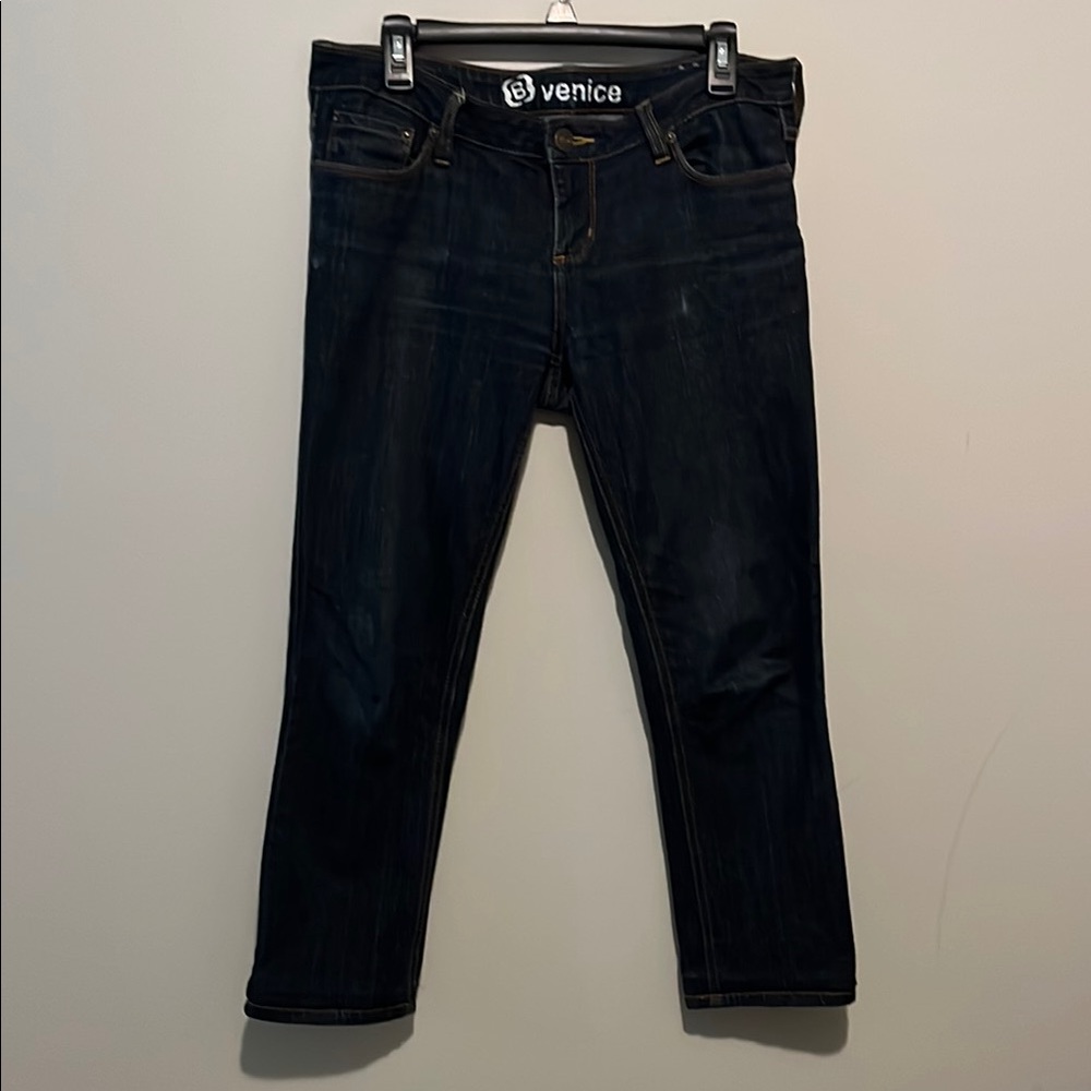 Women's Straight Leg Jeans - Black